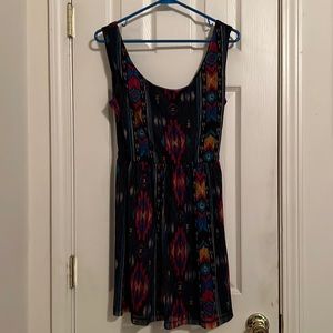 Black Aztec dress size M